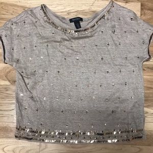 Adorable short sleeve knit WHBM top